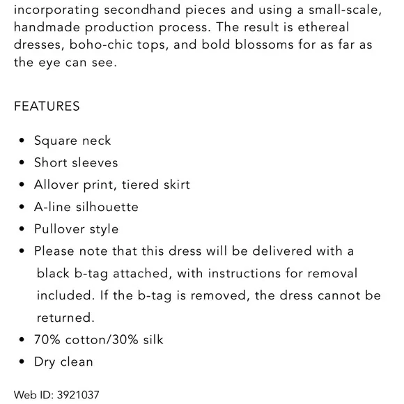 LOVESHACKFANCY Masie dress - Picture 9 of 9